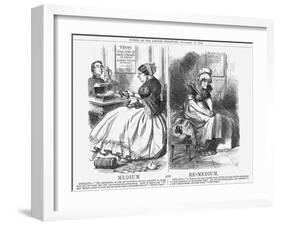 Medium and Re-Medium, 1864-John Tenniel-Framed Giclee Print