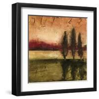 Medium Loch at Sunset II-Ethan Harper-Framed Art Print