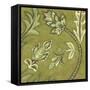 Medium Pistachio Paisley I-Chariklia Zarris-Framed Stretched Canvas