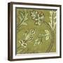 Medium Pistachio Paisley I-Chariklia Zarris-Framed Art Print