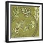 Medium Pistachio Paisley I-Chariklia Zarris-Framed Art Print