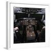 medium-range Boeing 757 Cockpit-null-Framed Art Print