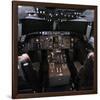 medium-range Boeing 757 Cockpit-null-Framed Art Print