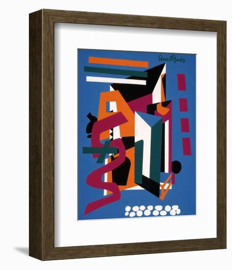 Medium Still Life, 1953-Stuart Davis-Framed Art Print