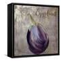 Medley_Gold_Eggplant-Color Bakery-Framed Stretched Canvas