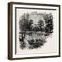 Medmenham Abbey, Scenery of the Thames, UK, 19th Century-null-Framed Giclee Print