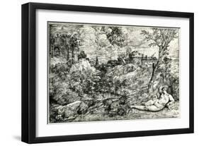 Medor and Angelica or Jason and Medea, C1535-1545-Titian (Tiziano Vecelli)-Framed Giclee Print