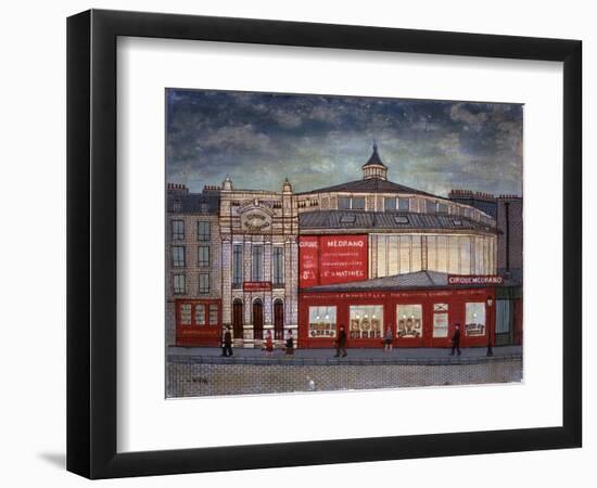 Medrano Circus in Montmartre, Paris-Louis Vivin-Framed Art Print