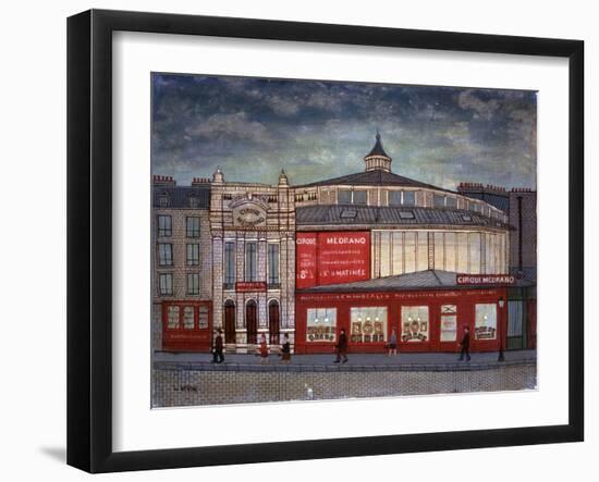 Medrano Circus in Montmartre, Paris-Louis Vivin-Framed Art Print