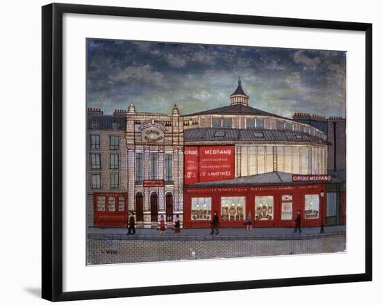 Medrano Circus in Montmartre, Paris-Louis Vivin-Framed Art Print