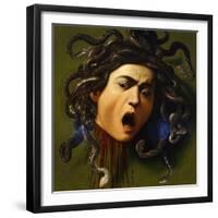 Medusa, 1596-1598-Caravaggio-Framed Giclee Print