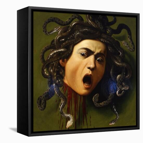 Medusa, 1596-1598-Caravaggio-Framed Stretched Canvas