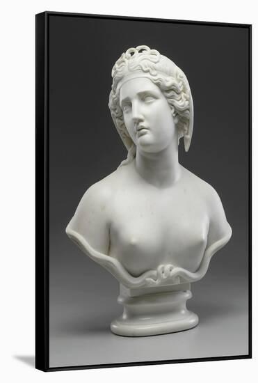 Medusa, 1854 (Marble)-Harriet Hosmer-Framed Stretched Canvas