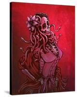 Medusa Calaca-David Lozeau-Stretched Canvas