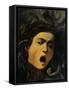 Medusa, Detail, 1598-9-Caravaggio-Framed Stretched Canvas