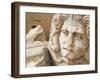 Medusa Head, Forum, Leptis Magna, Libya, North Africa-Nico Tondini-Framed Photographic Print