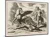 Medusa Leader of the Gorgons is Not an Easy Lady to Subdue But Perseus-J. Briot-Mounted Art Print