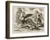 Medusa Leader of the Gorgons is Not an Easy Lady to Subdue But Perseus-J. Briot-Framed Art Print