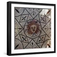 Medusa, Roman Mosaic from the House of Orpheus, 3rd Century Ad-Roman-Framed Giclee Print