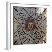 Medusa, Roman Mosaic from the House of Orpheus, 3rd Century Ad-Roman-Framed Giclee Print