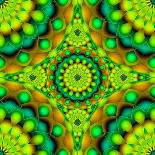 Kaleidoscope Texture Pattern-Medusa81-Stretched Canvas