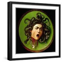 Medusa-Caravaggio-Framed Giclee Print