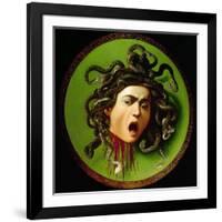 Medusa-Caravaggio-Framed Giclee Print