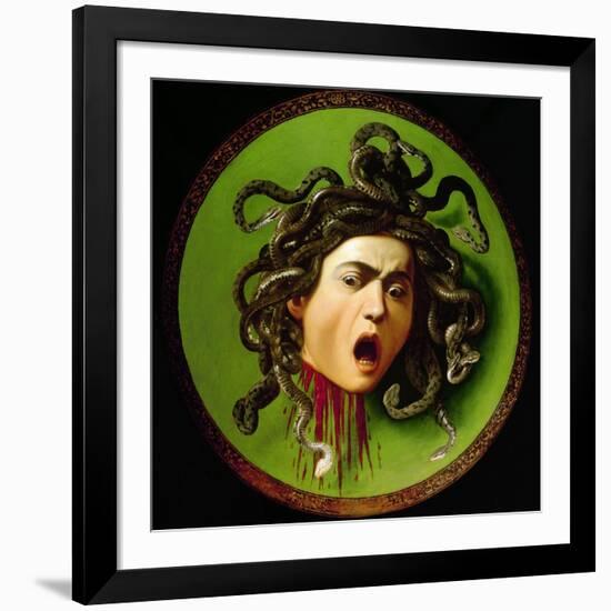 Medusa-Caravaggio-Framed Giclee Print