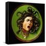 Medusa-Caravaggio-Framed Stretched Canvas