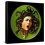 Medusa-Caravaggio-Framed Stretched Canvas