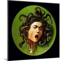 Medusa-Caravaggio-Mounted Art Print