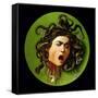 Medusa-Caravaggio-Framed Stretched Canvas