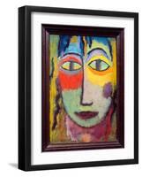 Meduse. Painting by the Russian Alexei Von Javlensky (Alexi Von Jawlensky, Alexej Von Javlenski) (1-Alexej Von Jawlensky-Framed Giclee Print