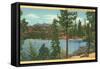 Meek's Bay, Lake Tahoe-null-Framed Stretched Canvas