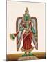 Meenakshi, Goddess of Madura, from Thanjavur, India-null-Mounted Giclee Print