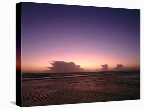 Meer, Abendstimmung, Abend, Abendlicht, Abenddv¤Mmerung, Dv¤Mmerung, Abendrot-Thonig-Stretched Canvas