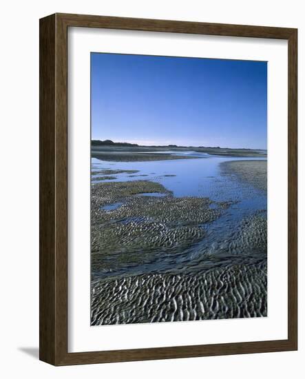 Meer, Ebbe, Watt, Rippelmarken, Gezeiten, Sand, Landschaft-Thonig-Framed Photographic Print