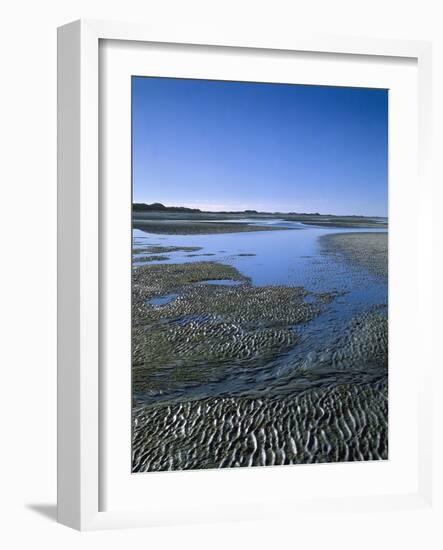 Meer, Ebbe, Watt, Rippelmarken, Gezeiten, Sand, Landschaft-Thonig-Framed Photographic Print