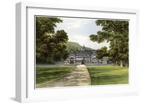 Meer Hall, Near Droitwich, Worcestershire, Home of the Bearcroft Family, C1880-Benjamin Fawcett-Framed Giclee Print