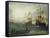 Meereslandschaft Mit Segelschiffen-Abraham Willaerts-Framed Stretched Canvas