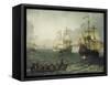 Meereslandschaft Mit Segelschiffen-Abraham Willaerts-Framed Stretched Canvas