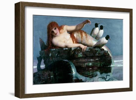 Meerestille, 1886-87-Arnold Bocklin-Framed Giclee Print