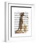 Meerkat Cowboy-Fab Funky-Framed Art Print