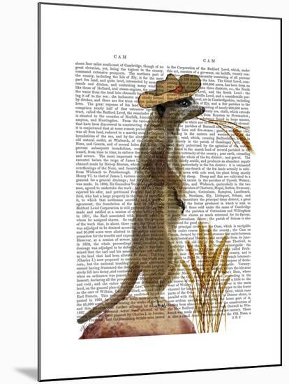 Meerkat Cowboy-Fab Funky-Mounted Art Print