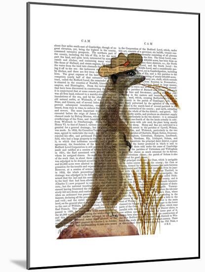 Meerkat Cowboy-Fab Funky-Mounted Art Print