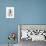 Meerkat on Black Penny Farthing-Fab Funky-Art Print displayed on a wall