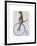 Meerkat on Blue Penny Farthing-Fab Funky-Framed Art Print