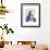 Meerkat on Lilac Moped-Fab Funky-Framed Art Print displayed on a wall