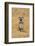 Meerkat (Suricata suricatta) baby, sitting on sand, with sandy paws from digging (captive)-Paul Sawer-Framed Photographic Print