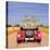 Meerkats in Car Waving-null-Stretched Canvas